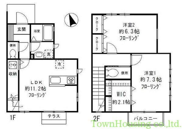 グレイス平町の物件間取画像